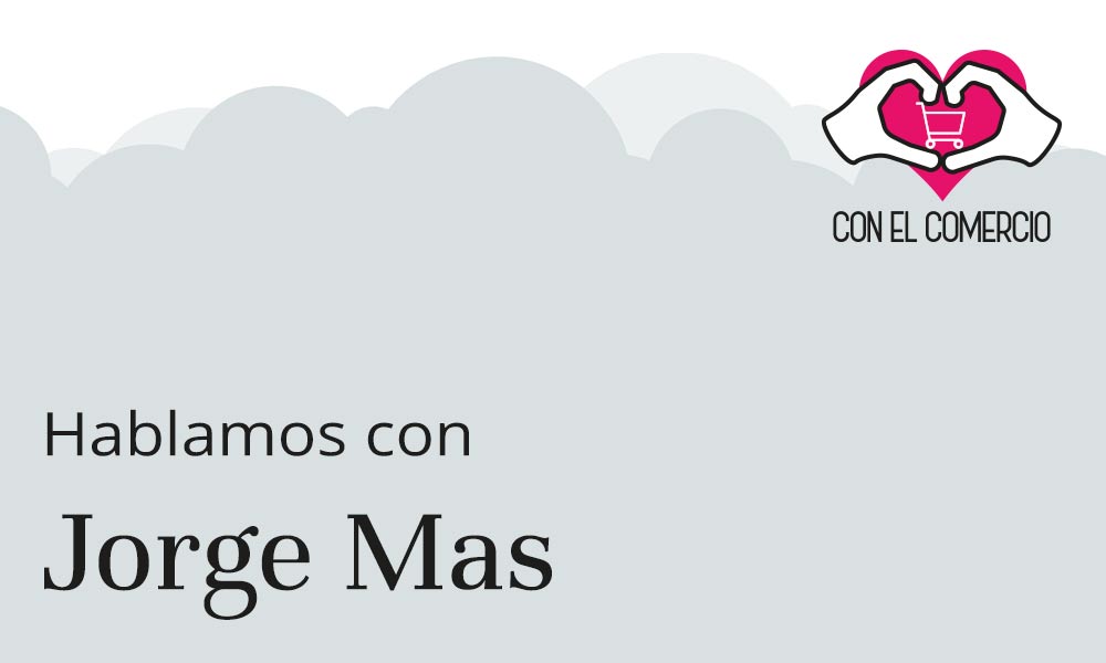 Jorge Mas, con el comercio